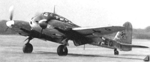 Messerschmitt Me 410 Hornisse, samolot myśliwski