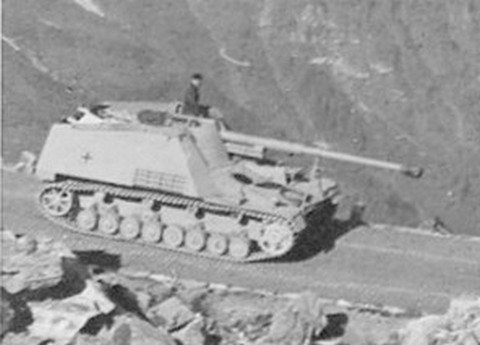 8,8 cm PaK 43/1 Hornisse, Nashorn (SdKfz 164), działo pancerne