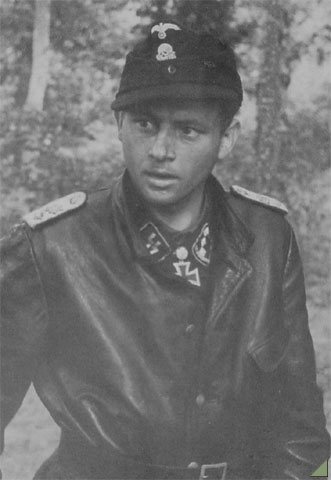 SS-Obersturmführer Michael Wittmann, dowódca 2. kompanii 101. batalionu czołgów ciężich SS