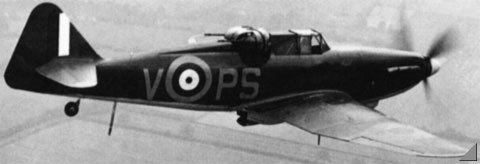 Boulton Paul Defiant, samolot myśliwski