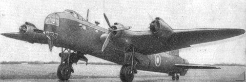 Short S-29 Stirling, samolot bombowy
