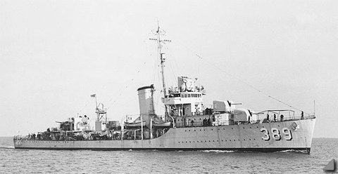Mugford DD 389, niszczyciel