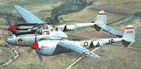 Lockheed P-38 Lightning, samolot myśliwski