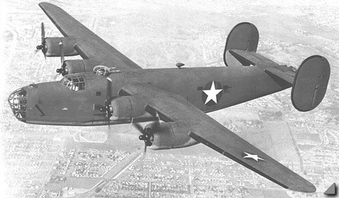 Consolidated B-24D Liberator, samolot bombowy